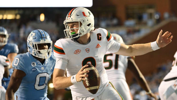 Tyler Van Dyke, Miami at North Carolina 2021
